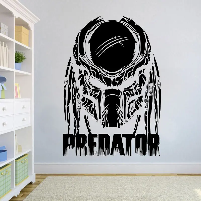 Movie Theme Wall Stickers Predator Wall Stickers Hero Movie Vinyl Stickers Home Art Decoration Children's Room Decoration Mural