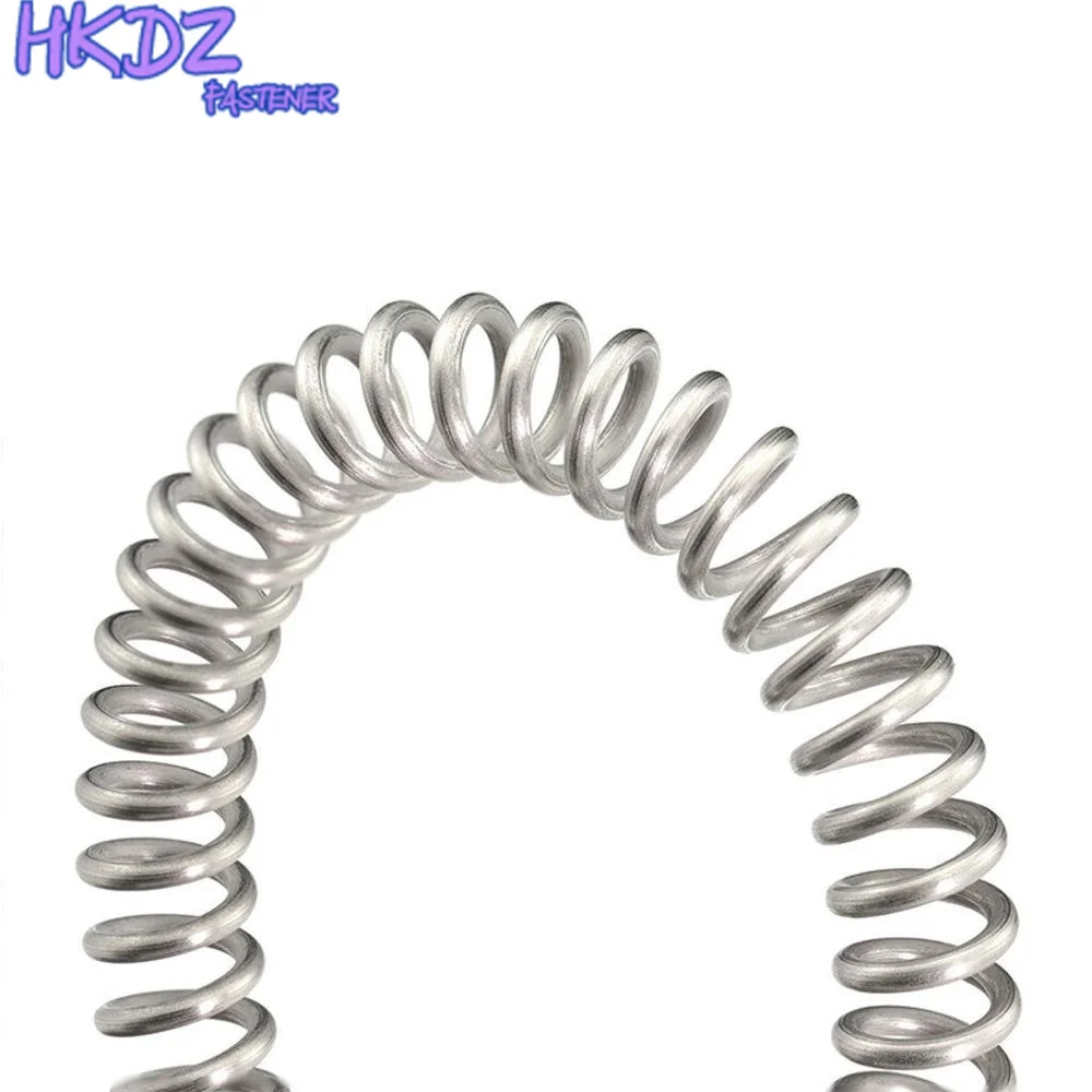 304 Stainless Steel Long Spring Y-type Compression Spring Wire Dia 0.3/0.4/0.5/0.6mm Outer Dia 3-10mm Length 305mm
