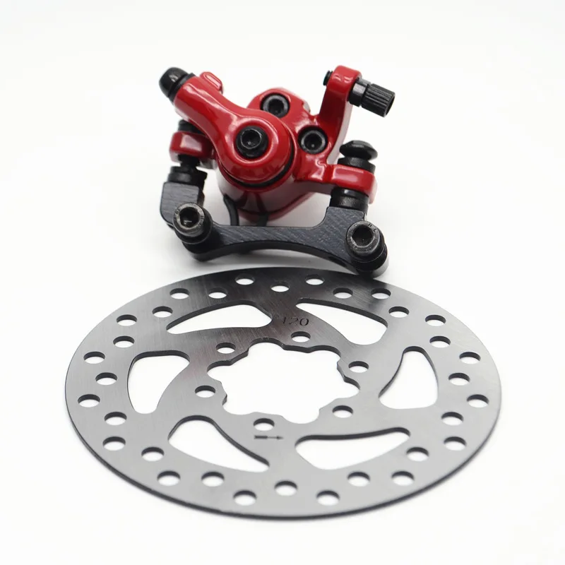 Electric scooter Mechanical Disc Brake Front & Rear Disc Rotor Brake 1 Pair right side universal for 8/10 inch electric scooter