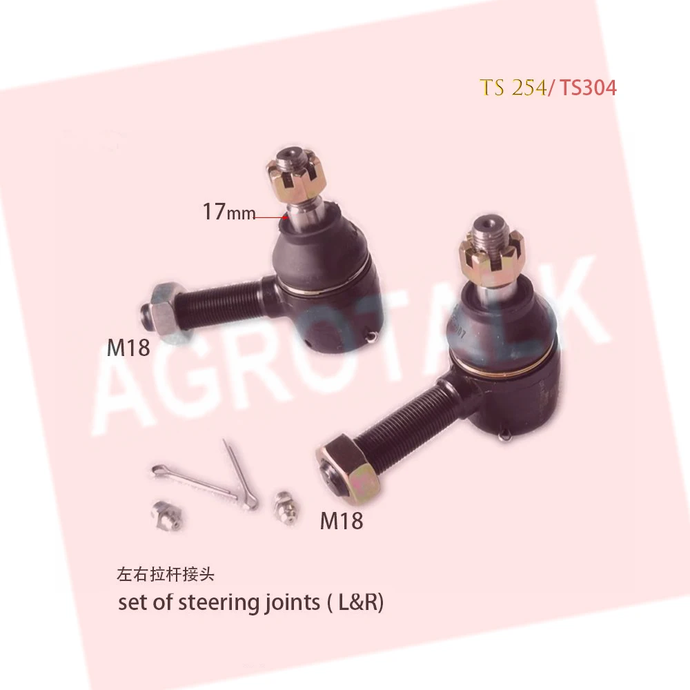 Set steering joints for Taishan tractor TS250 / TS254 / TS304 / KM454 /KM554, part number: