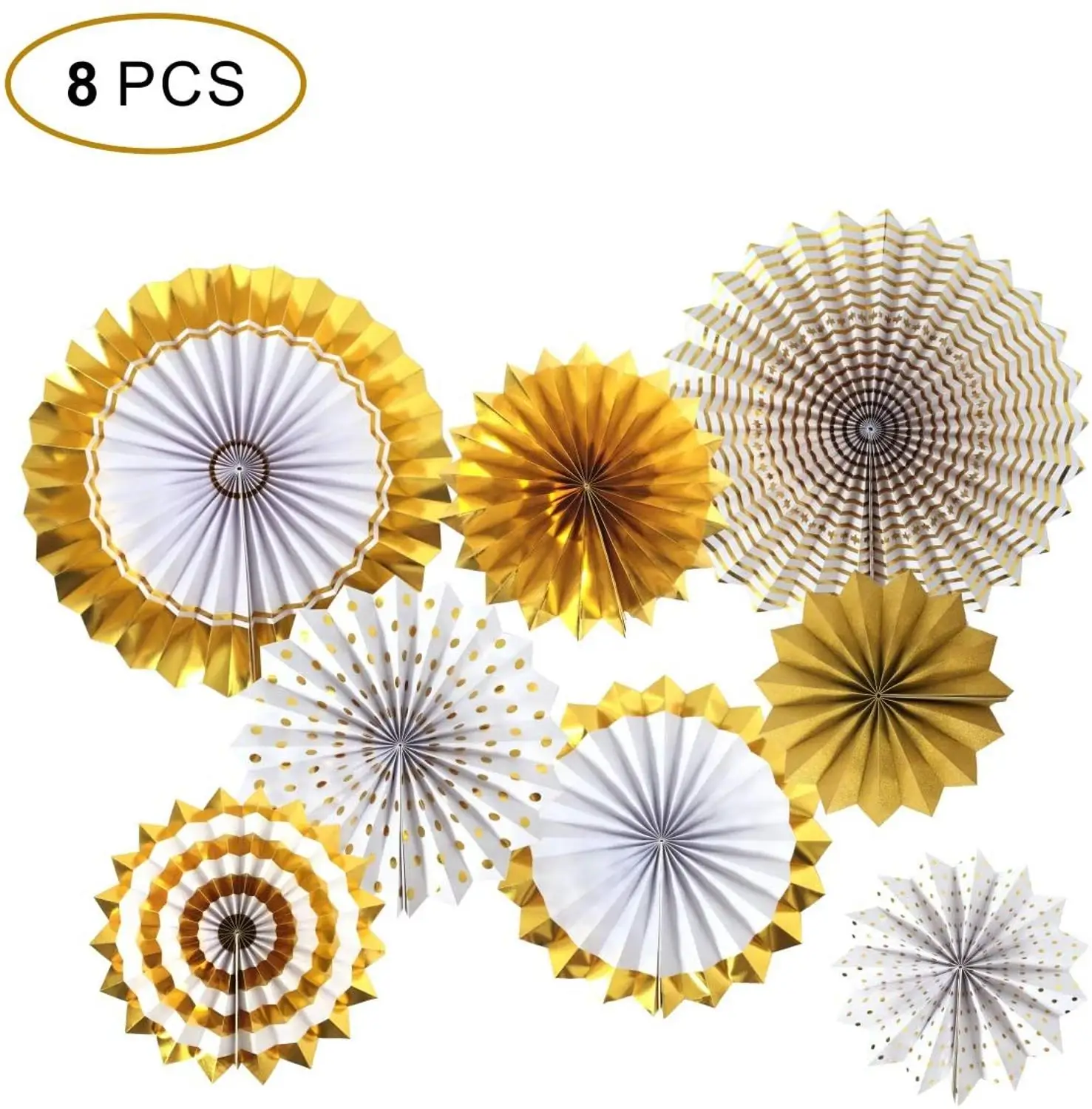 DIY Paper Crafts Paper Fans Rosettes Photo Backdrop Hanging Flower Paper for Baby Shower Wedding Party Birthday Festival Decor