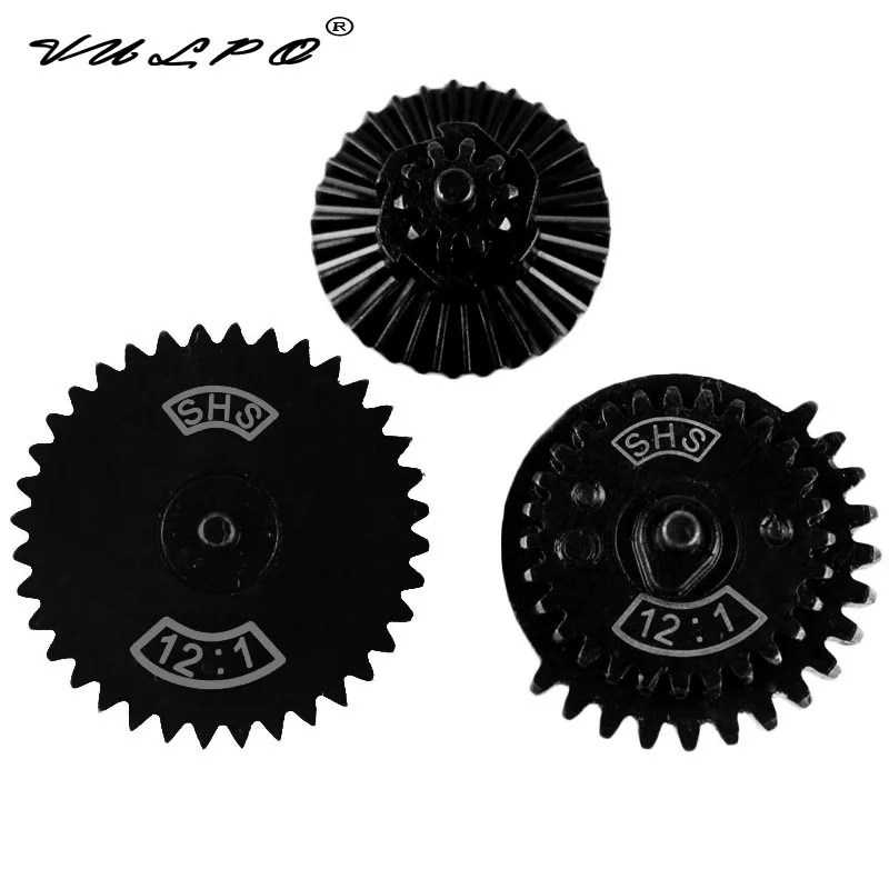 VULPO Steel Cutting 12:1 Ultra High Speed Gear Set For Airsoft Ver.2/3 Gearbox