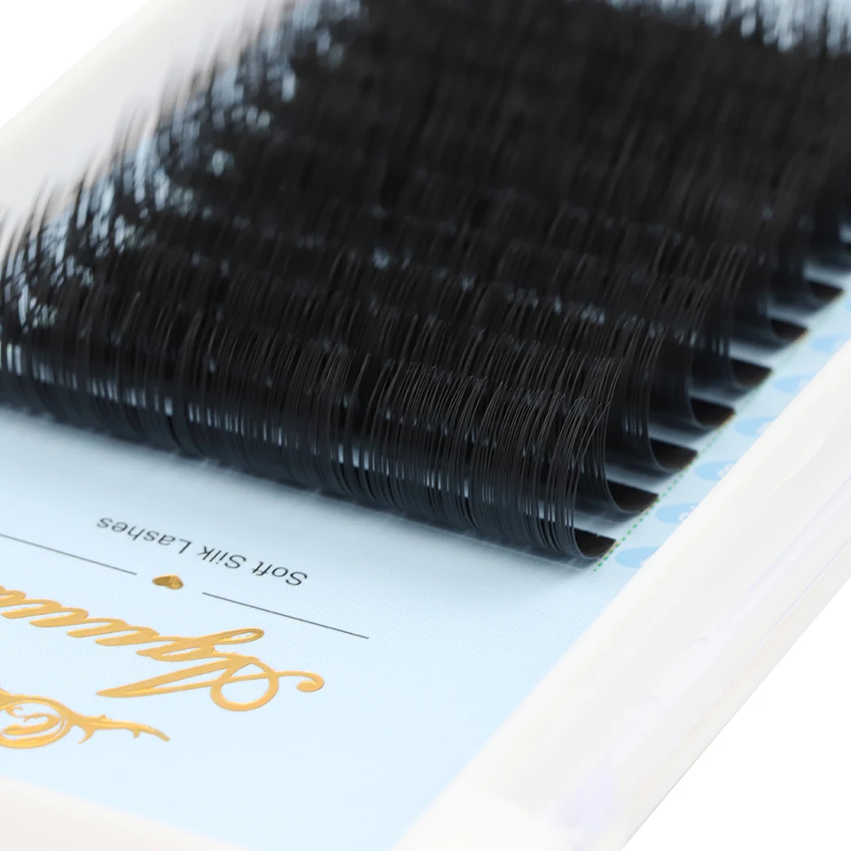 AGUUD C CC D DD Wimpernverlängerung, individuelle Premium-Wimpern aus gefälschter Nerzseide, Verlängerungszubehör, normale Wimpern für Profis – Detail 26