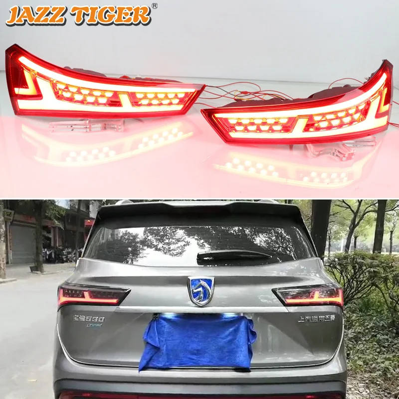 Tail Light Taillights For Almaz Captiva MG Hector 2019 2020 Trailer rear lights led Stop signal for cars Fog Brake Lamp Reverse