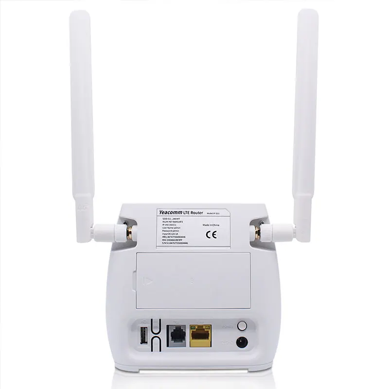 Yeacomm S11 Voice VoLTE RJ11 RJ45 TDD FDD 3G 4G LTE CPE Router Modem 4g Wifi SIM Card Slot Mobile Wifi Router Wireless Coverage