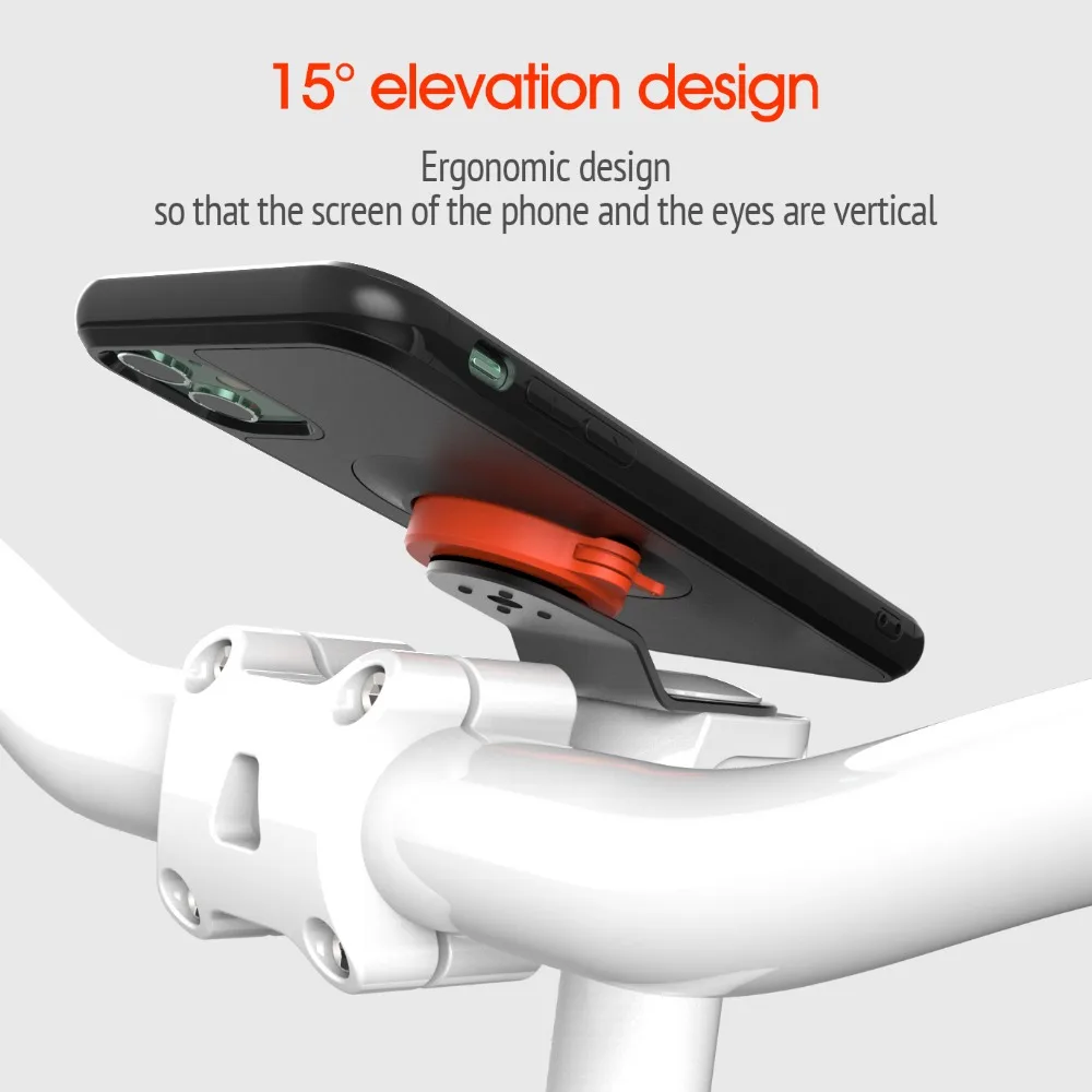 Fahrrad-Vorbau-Telefonhalterung, Mountainbike-Telefonhalter, universeller Aluminium-Lenker, Handy, Radfahren, MTB, schnelles Befestigen/Entnehmen – Detail 18