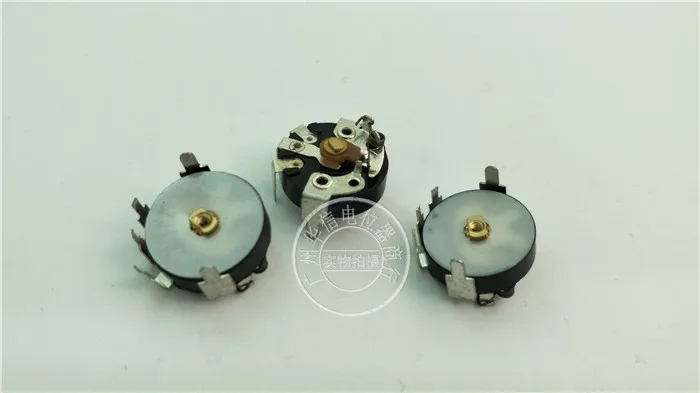 Original New 100% 16MM bent foot potentiometer with switch B10K handle length 1MM G-R165PS102HD-B10K (SWITCH)