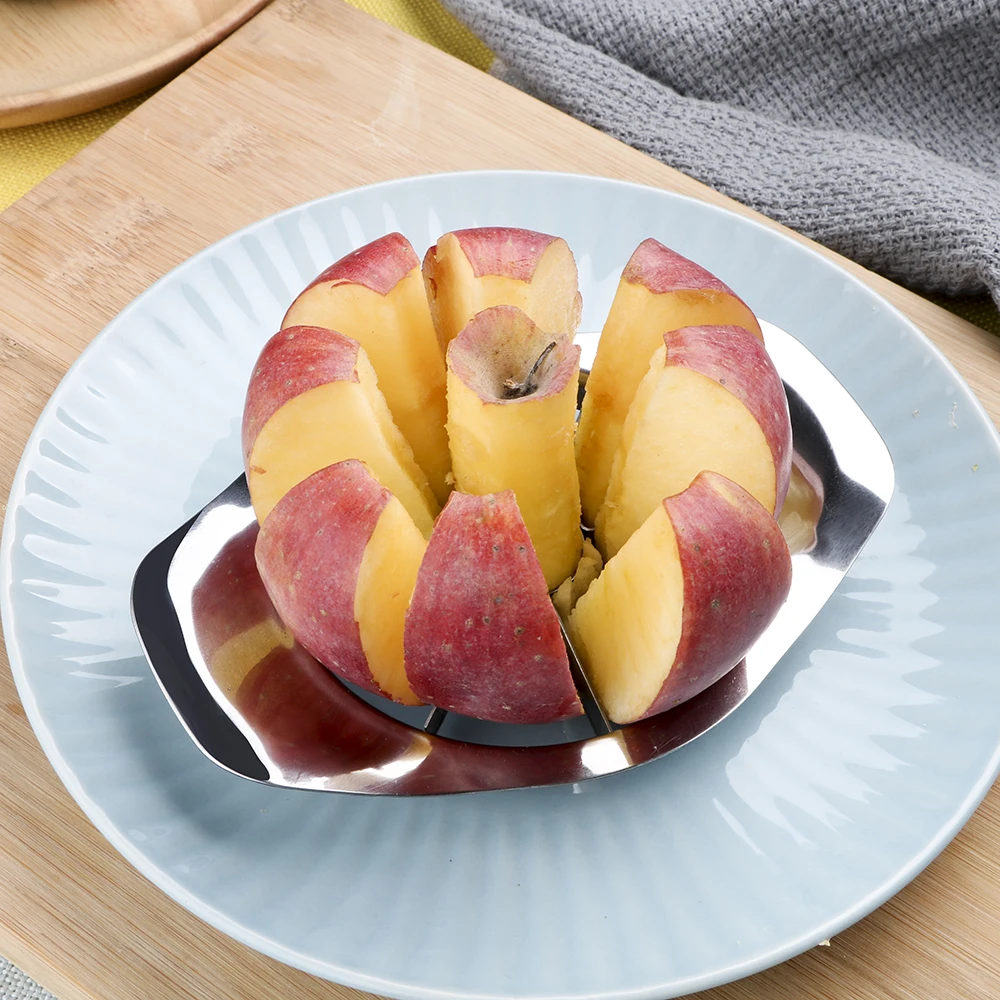 Gadget Stainless steel Apple Cutter Kitchen Accessories Vegetable Fruit Tools Kitchen Gadgets Divider Comfort Handle