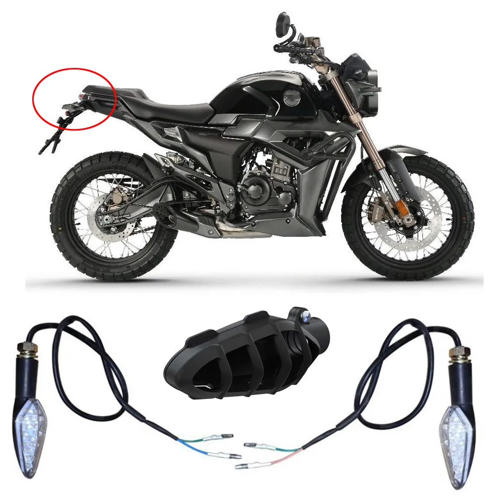 

Motorcycle Rear Turn Signal Indicator Light Turn Signal Decoration Cover Protection Cover For ZONTES G1 125-G1 G155 SR 155-G1