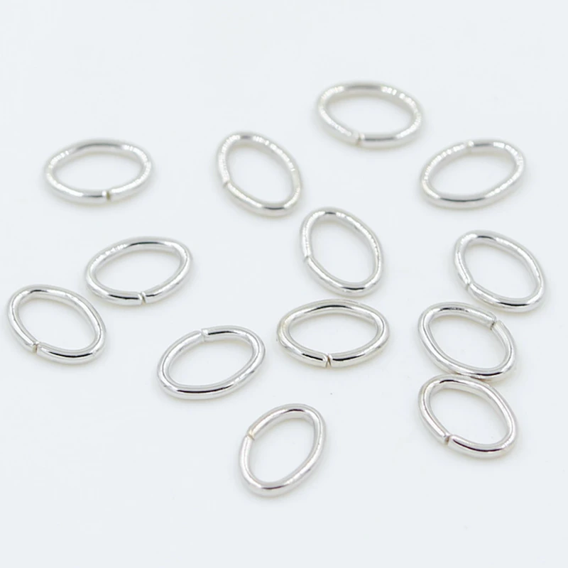 300pcs 500pcs 4 5 7mm Oval Jump Rings Split Rings Connectors For Diy Jewelry Finding Making Open Metal Rings Wholesale Supplies