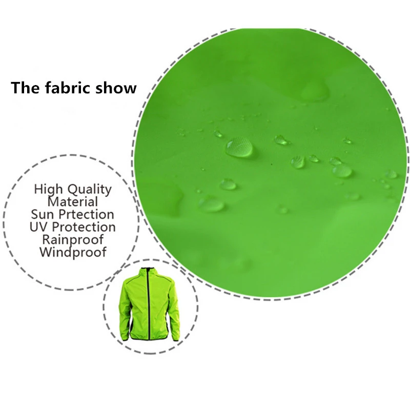 Long Sleeve Reflective Waterproof Raincoat Jackets Rainwear Coat Poncho For Cycling Ciclismo Jaqueta Masculina Breathable Jersey