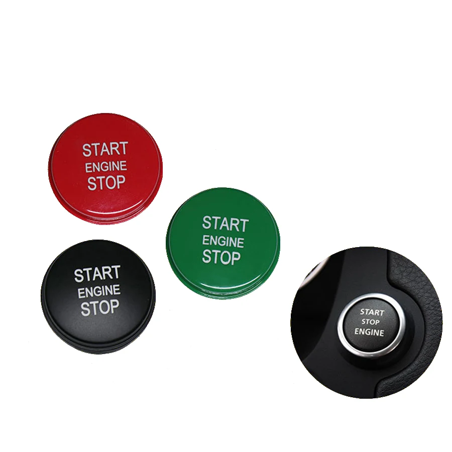 For Land Rover Range Rover Executive Edition LR2 Discovery Start Stop Engine Switch Push Button Cover LR023490 Black Red Green