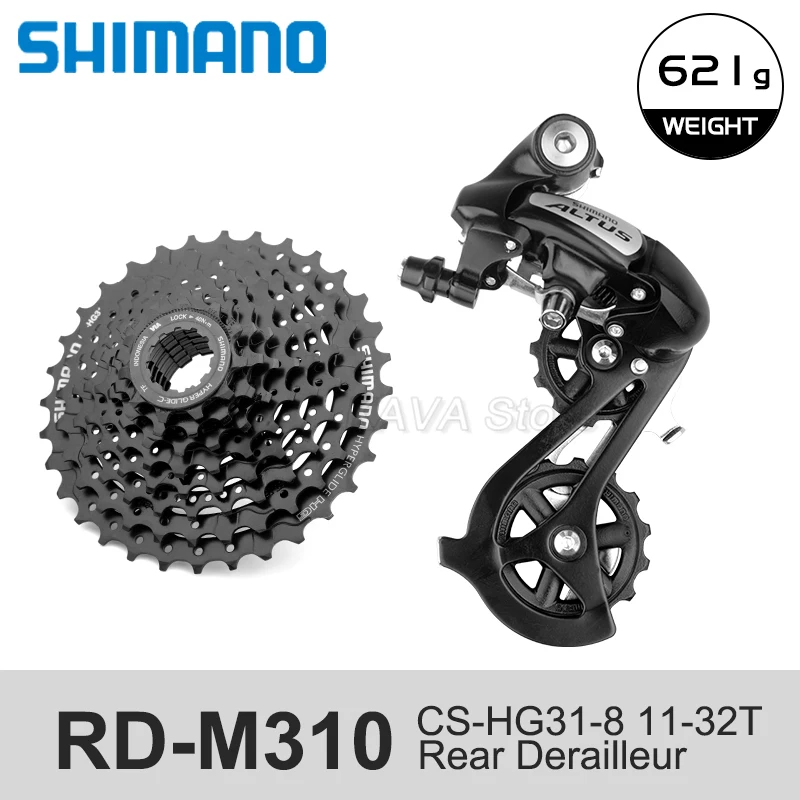 Shimano Altus RD-M310 8 Speed Groupset HG31 8S K7 32T 34T MTB