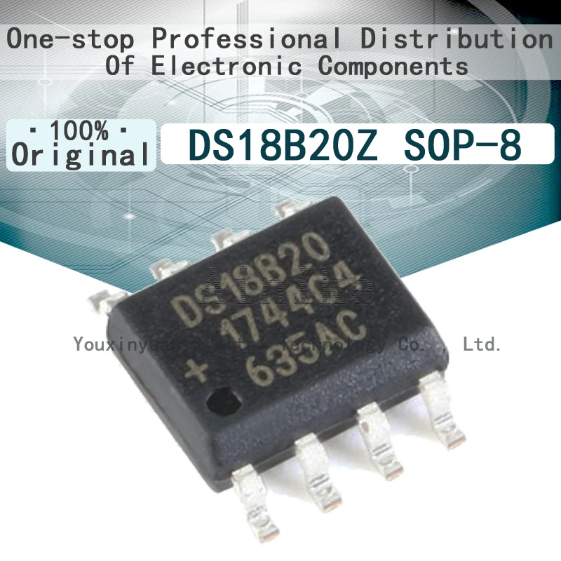 

10/Pcs New Original DS18B20 DS18B20Z SOP-8 Digital temperature sensor CHIP IC SOIC-8