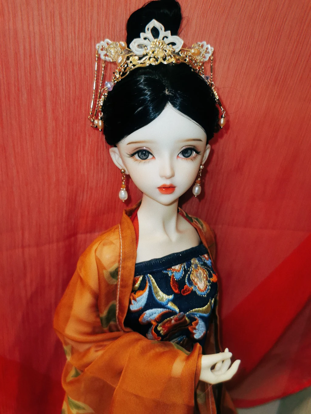 1/4 1/3 مقياس BJD زي القديمة فستان جنية رداء الصينية Hanfu ل BJD/SD MSD SD13 فتاة كبيرة ملابس دمى اكسسوارات C0719