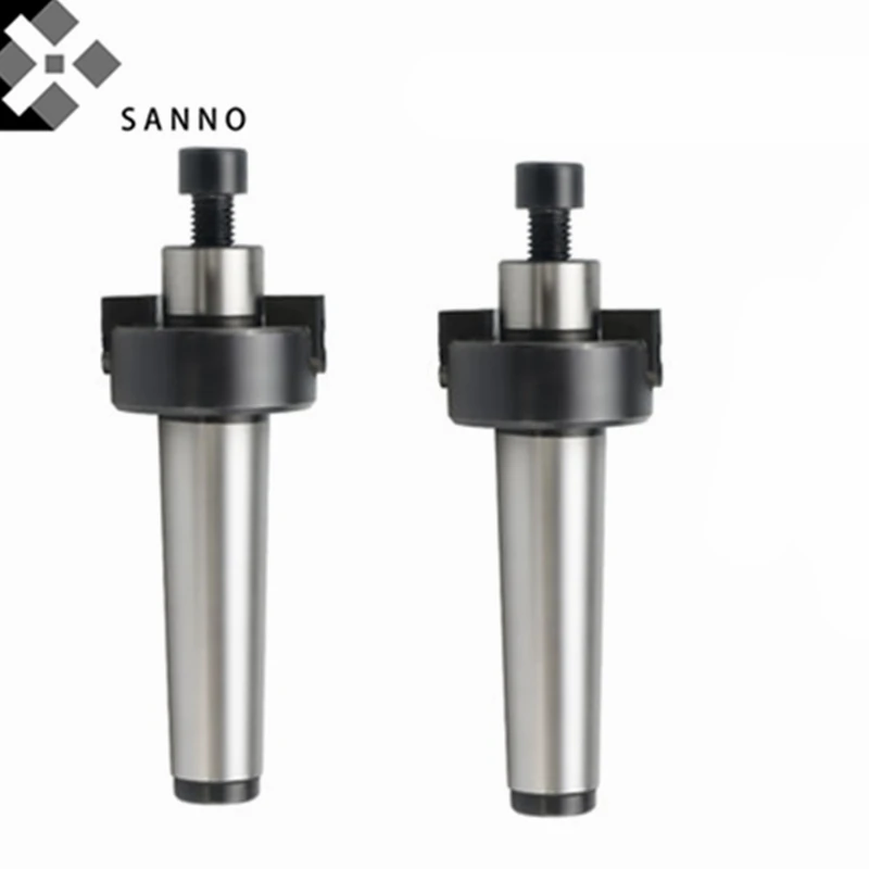 Morse milling disc cutter holder MT3 / MT4 22-40mm pull back type indexable milling tool hanger with taper shank