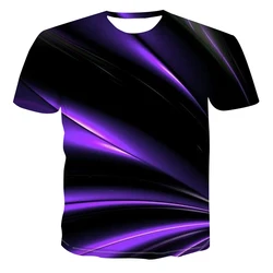 Mode herren t-shirts Mit Abstrakte Drei-dimensionale grafik t shirts Sommer Casual Atmungsaktiv t-shirts mit kurzen ärmeln Top