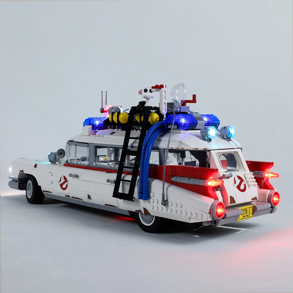 EASYLITE-Kit de luz LED para Creator Ghost Busters, ECTO-1, no incluye el modelo de bloque, 10274