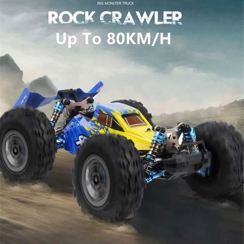 80 KM/H 4WD Bürstenlosen RC Auto All-terrain Orr-road Hrdraulische Stoßfest 150M Steuerung Metall Basis high Speed Driften Buggy RC Spielzeug