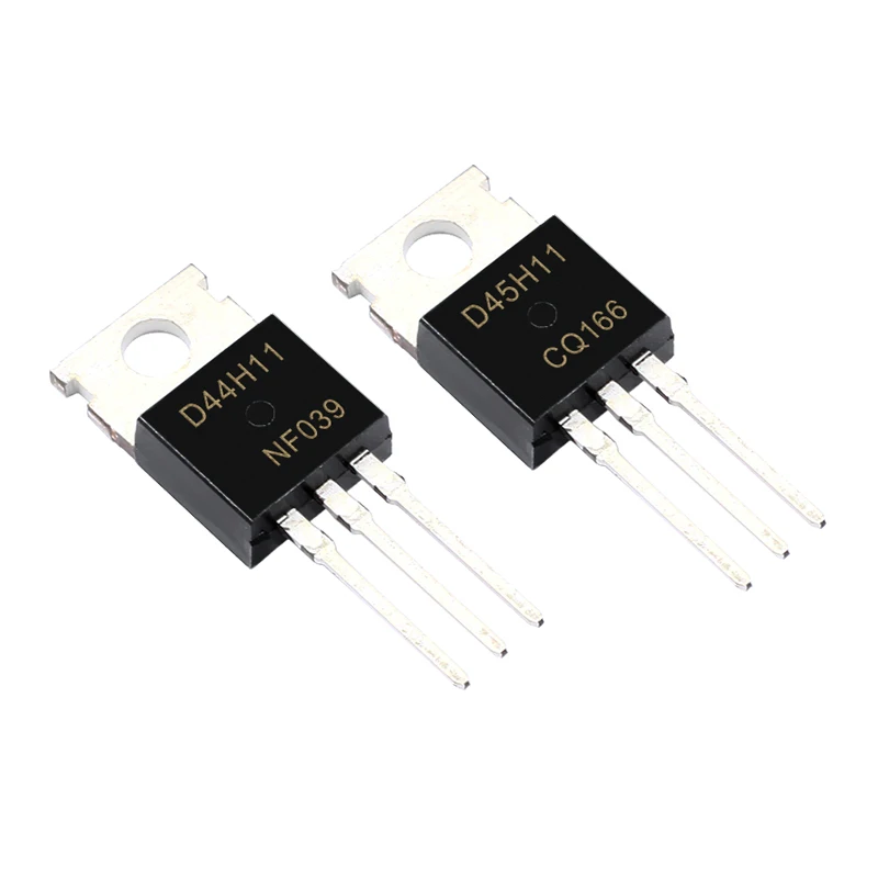 5 Pcs D45H11G TO220 Complementary Silicon Power Transistor In-line Paired Tube Electric Acoustic Kits Components Arduino Nano