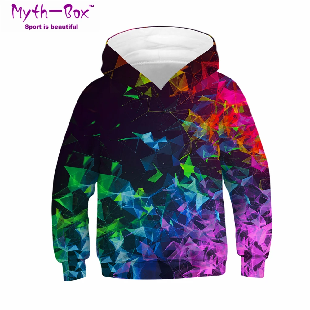 

Autumn Winter Children's Hoodies Smoke Print Kids Sweatshirts Junior Child Tops Teens Pullover 5-14y Boy&Girl's Hooded Sweaters