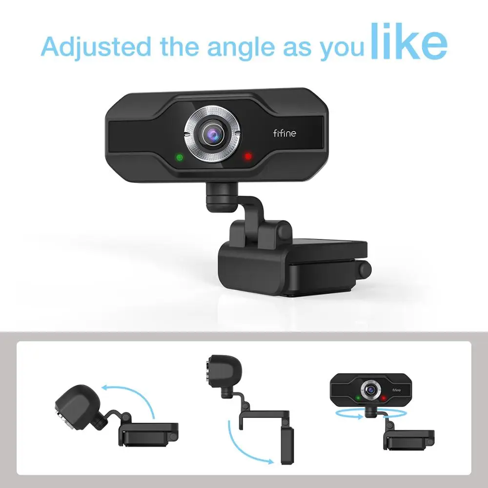 Top 1080P Full Hd Pc Webcam Voor Usb Desktop & Laptop , Live Streaming Webcam Met Microfoon Hd Video, Voor Video-Calling-K432