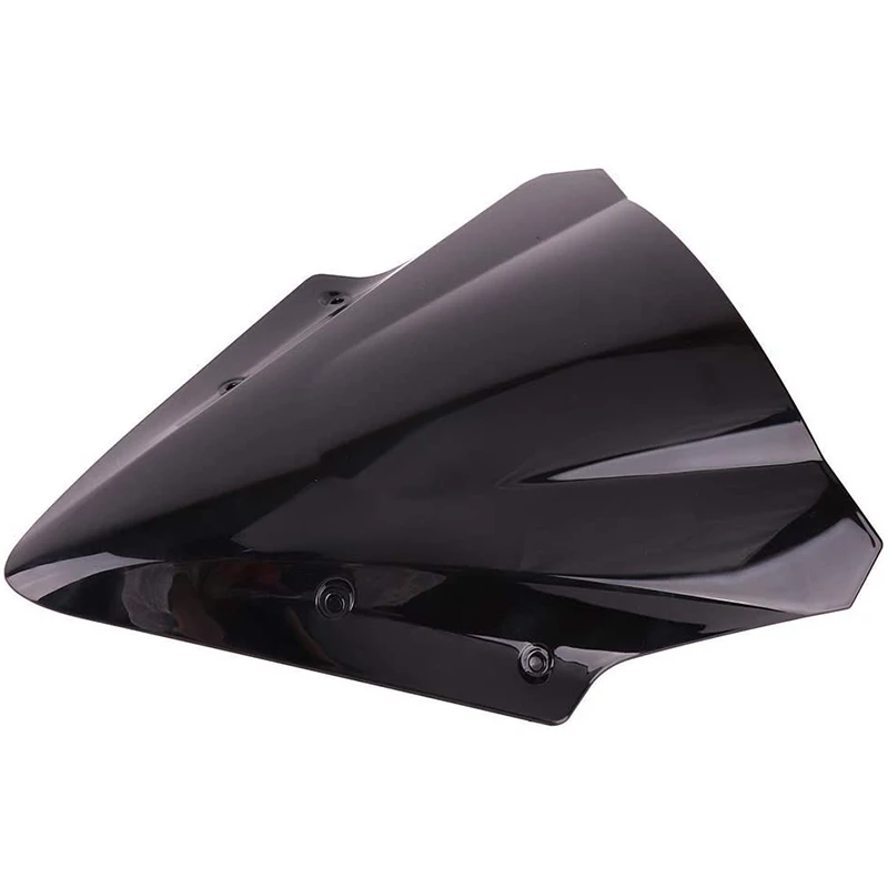 DHBH-Windshield WindScreen Double Bubble Windshield Deflector for Kawasaki Ninja 650 2017-2019 Motorcycle Accessories