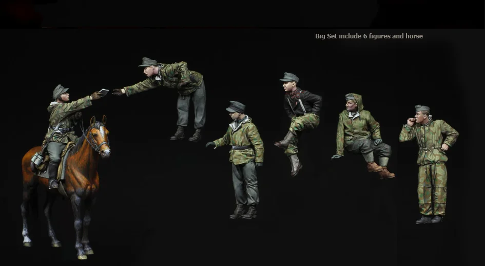 

Unassambled 1/35 древних экипаж (6 рис + лошадь) (без бака) статуэтка в виде набор миниатюрных моделей Неокрашенный