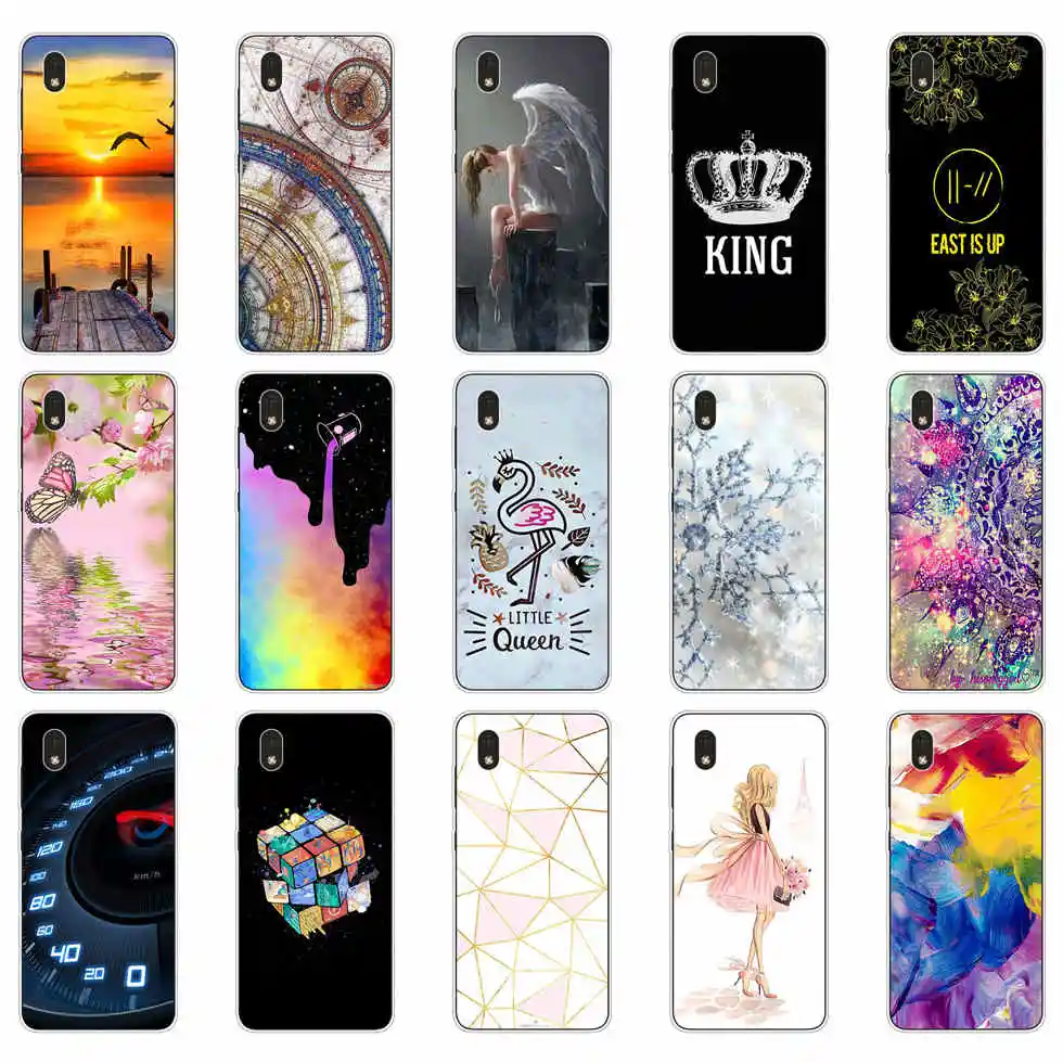 Phone Case For Alcatel 1B 2020 5002D 5.5 inch Case TPU back Silicone Cover For Alcatel 1A 2020 Case Soft Bumper Capa