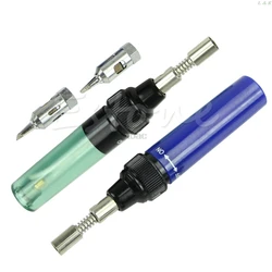 1300 Celsius Butane Gas Blow Torch Soldering Iron Gun Cordless Welding Pen Burner   M12 dropship