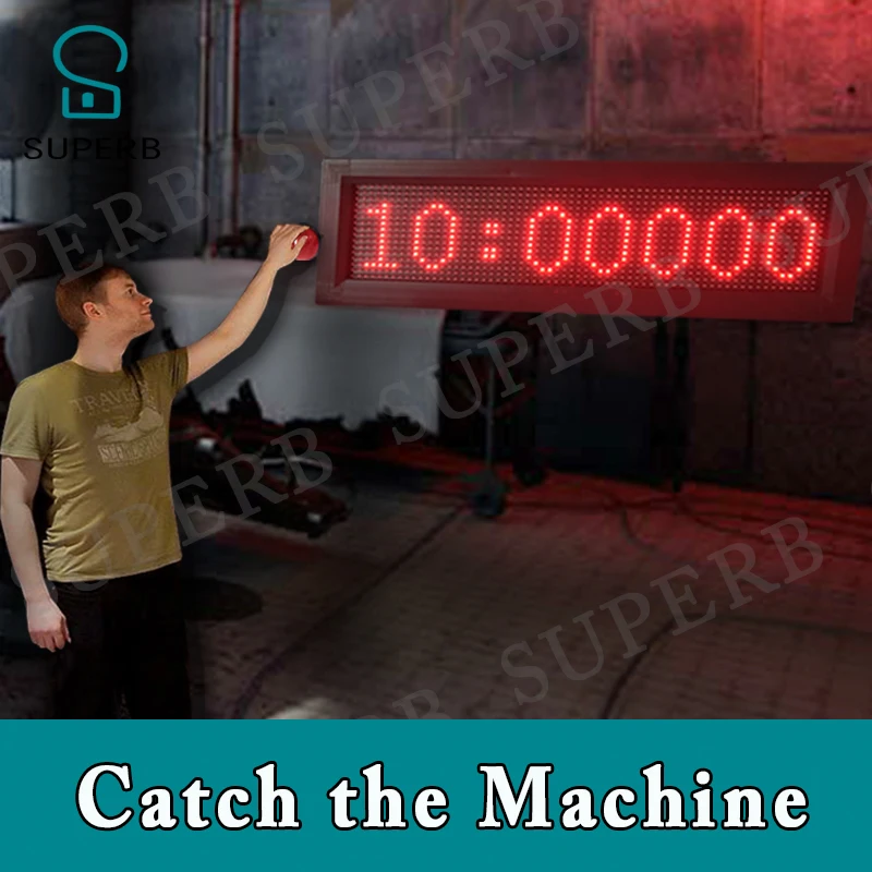 

Escape room prop catch the time prop challenge 10 seconds lattice screen series real life escape game second machine catch time