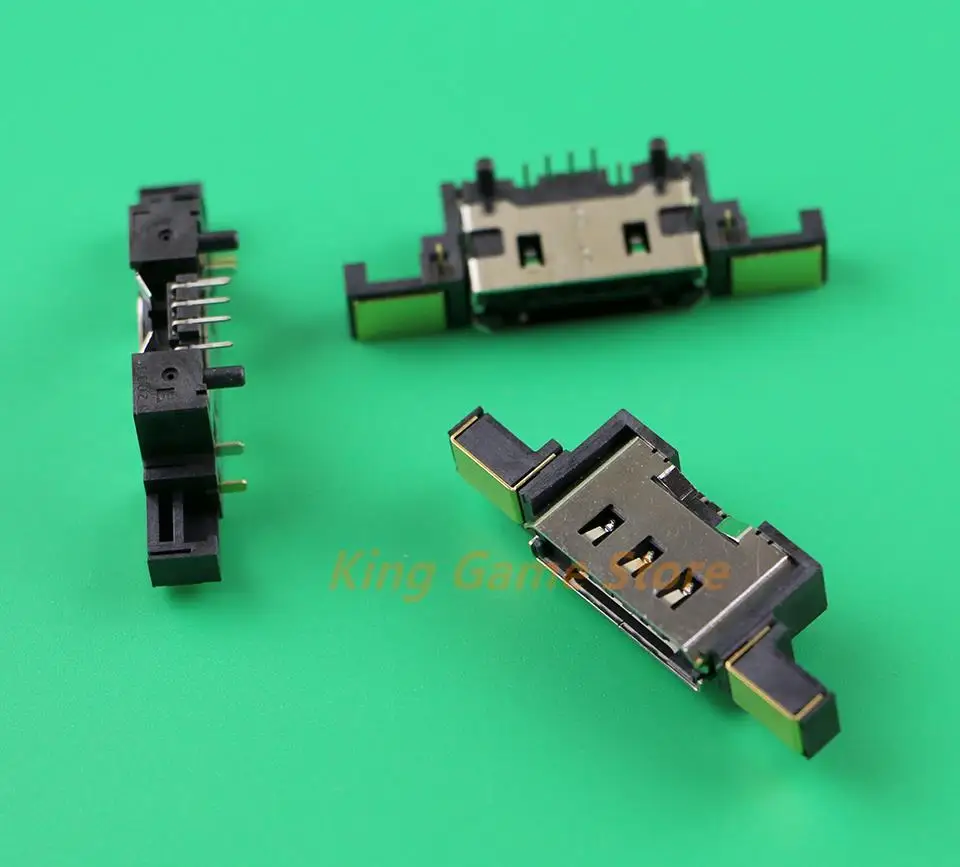20 piezas toma de corriente puerto de carga conector de enchufe usb reemplazo para consola de juegos Wii U wiiu