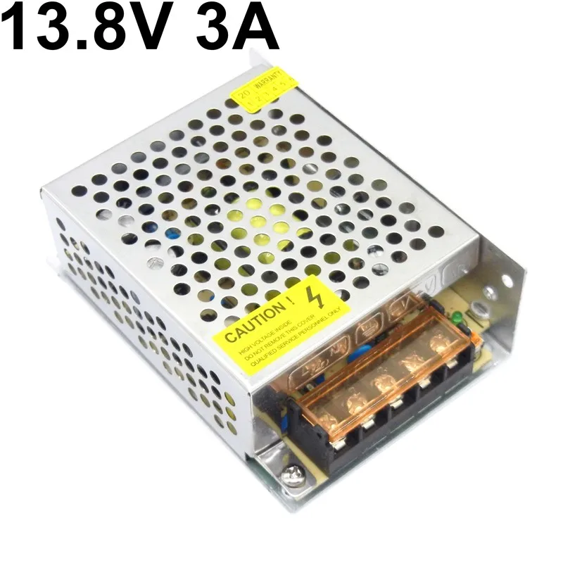 13.8V 3A 40W Regulated Switching Power Supply 110V 220V AC To DC Transformer For Monitor Security Intercom Access Control System