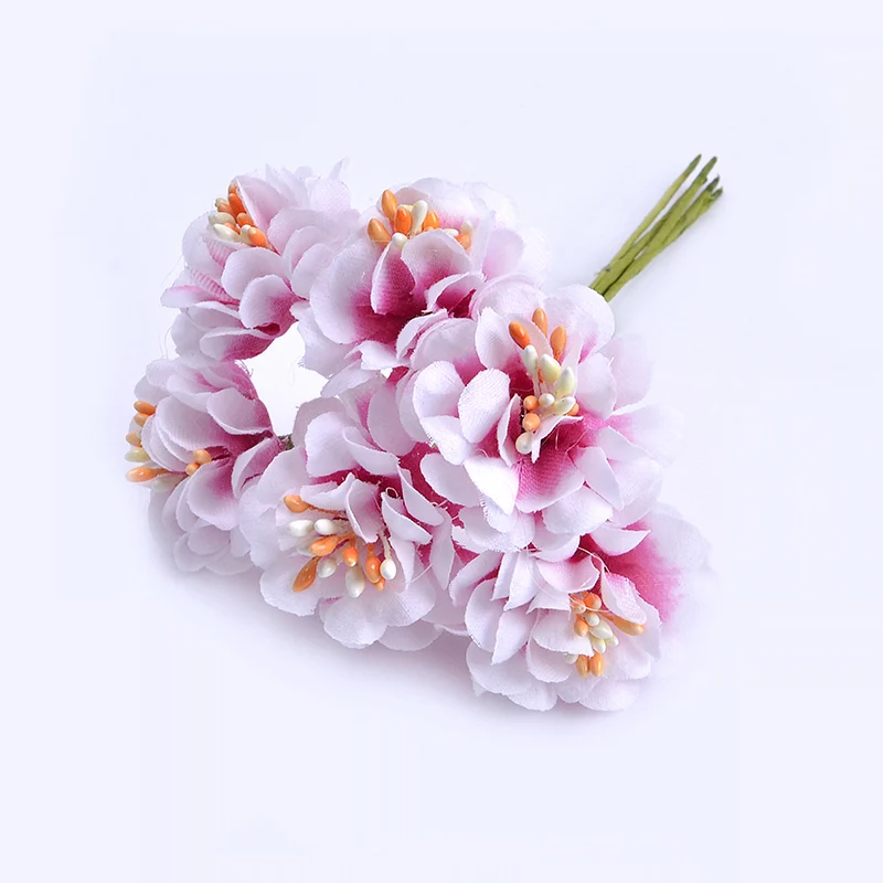 6pcs/bunch 3.5cm mini daisy flower bouquet artificial flower wedding decoration diy craft home decoration accessories