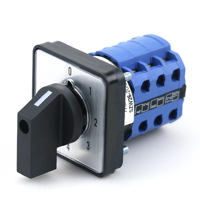 LW28-20 LW26-20 20A Series Cam สวิทช์ไฟฟ้า1/2/3/4/5/6/7/8P 4/8/16/32 Terminal หมุน Conversion Utility พร้อมสกรู