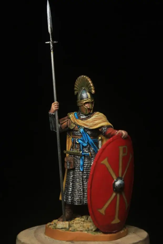 

Ancient Soldier Model Medieval Byzantium 6th Century Eastern Roman Heavy Infantry Home Decorations Gifts 1/30 60mm Customize