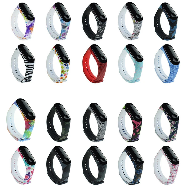 For mi band 3 sports silicone strap for Xiaomi mi band 4 bracelet Multicolor Color replacement Band Accessories Wristband strap