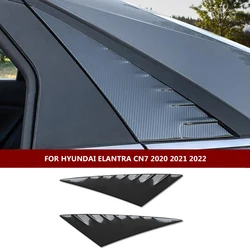 For Hyundai Elantra CN7 2020 2021 Car Accessories ABS Chrome Tail Gate Door Cover Trim Rear Trunk Molding Bezel Styling Garnish