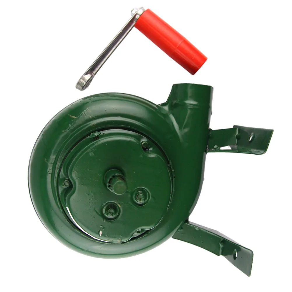Hộ Gia Đình Thổi Ngoài Trời Tay Quay Bằng Tay Nướng Tăng Áp Nhỏ 350W 55Mm Đường Kính Ống Ra 1:36 Tốc Độ Tỷ Lệ