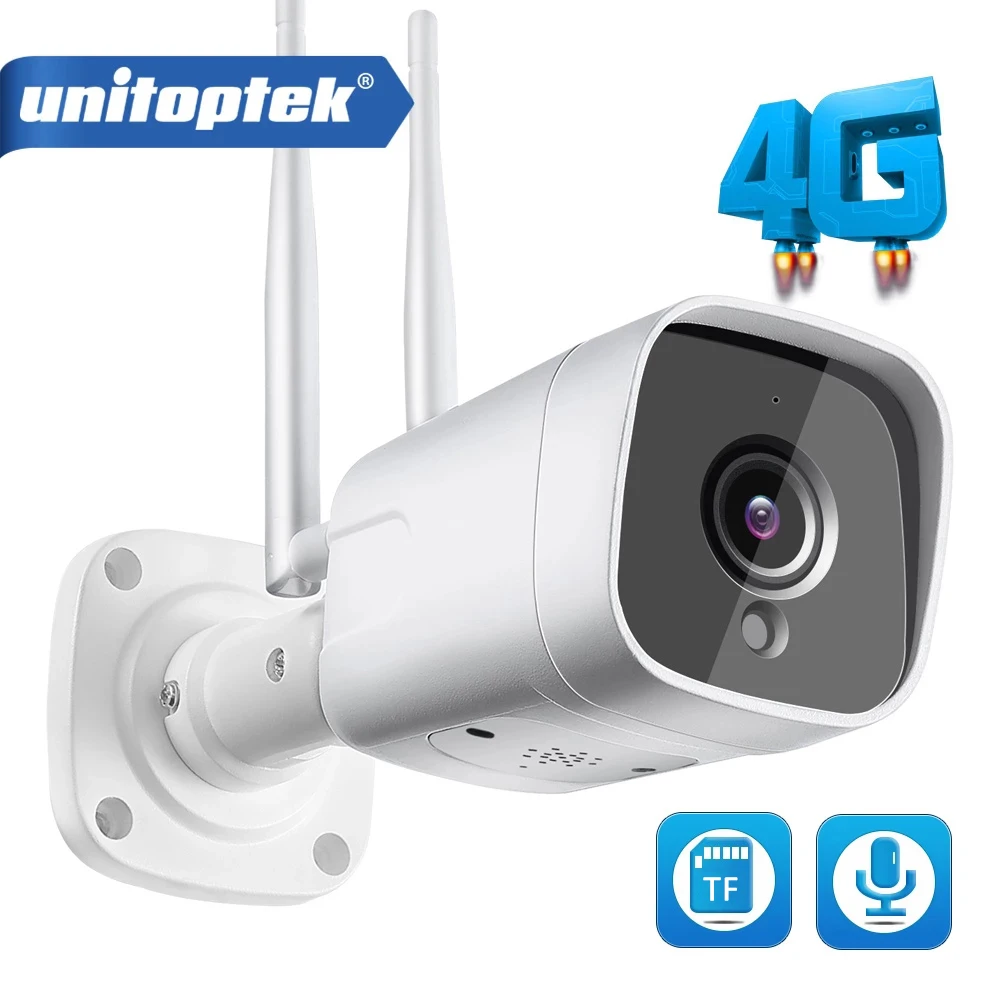 

3G 4G SIM Card Camera HD 5MP Wireless Outdoor Security Camera Bullet CCTV Audio IR 20M P2P Trigger Sound Alarm APP CamHi