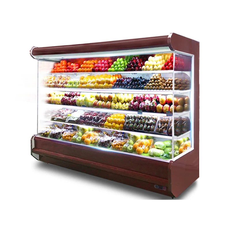 commercial 2000L Large fresh-keeping cabinet fruit refrigerator vertical air-cooled freezer spicy order cabinet display cabinet