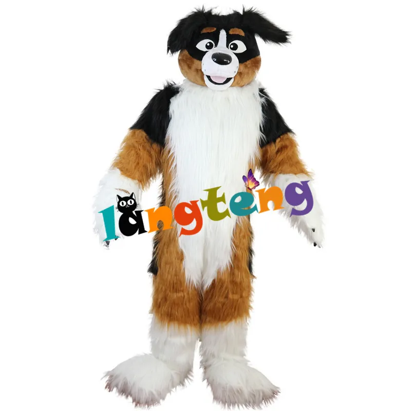 660 Yellow Dog Husky Mascot Costume For Adult Kid Size Fancy Dress Cosplay