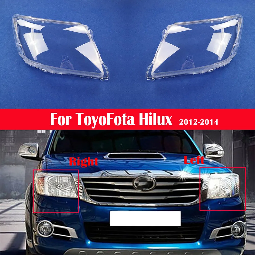 Auto Koplamp Lens Auto Shell Cover Voor Toyota Hilux 2012 2013 2014 Koplamp Vervanging Lampenkap Lampcover Heldere Lampenkap