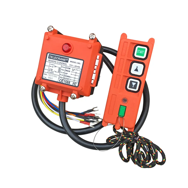 

Wireless Industrial Remote Controller Electric Hoist Remote Control Winding Engine Sand-blast Equipment Used F21-2S 3 Button