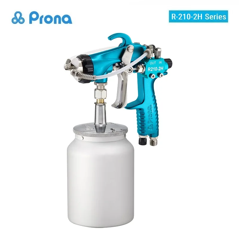 Prona R-210-2H Two-Component Mixed Binder Spray Gun,Double Mixing Type Pressure, External Mixing,For Main Glue And Curing Agent