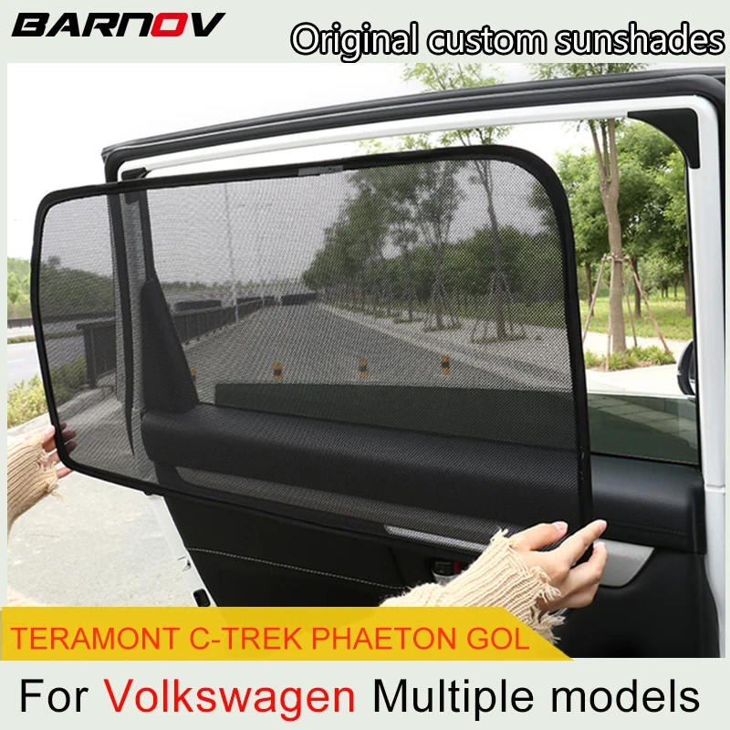 

Car Special Magnetic Curtain Window Sun Shades Car Mesh Shade Original Custom For Volkswagen Teramont C-Trek Phaeton Gol