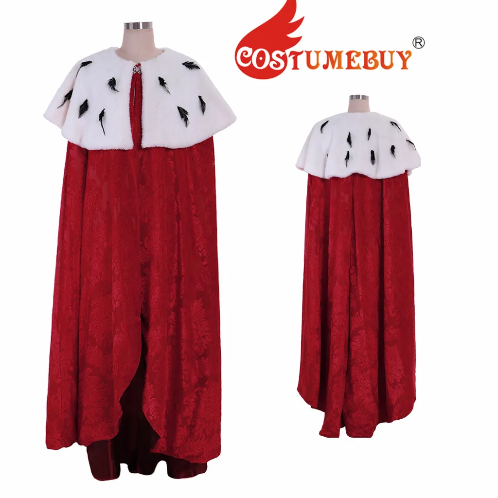 

CostumeBuy Tudor Costume Cloak Musical Hamilton Performance Cosplay Cloak King George Washington Cloak Cape L920