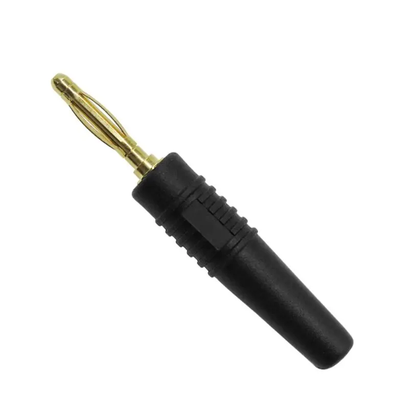 10Pcs 2mm Wire Cord Solder Type Male Banana Plug Jack Connector Musical Speaker Accessories