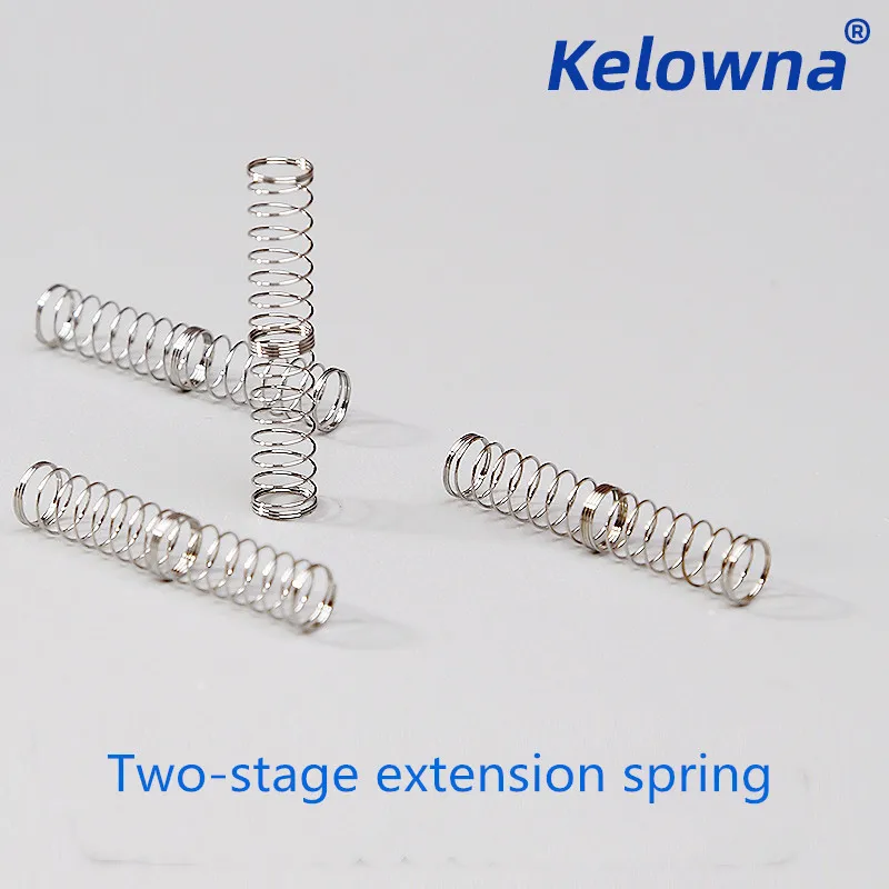 104pcs/pack Two Stage Extension Spring For Mechanical Keyboard Customized Switches Double Section Springs 58g Bottom Force