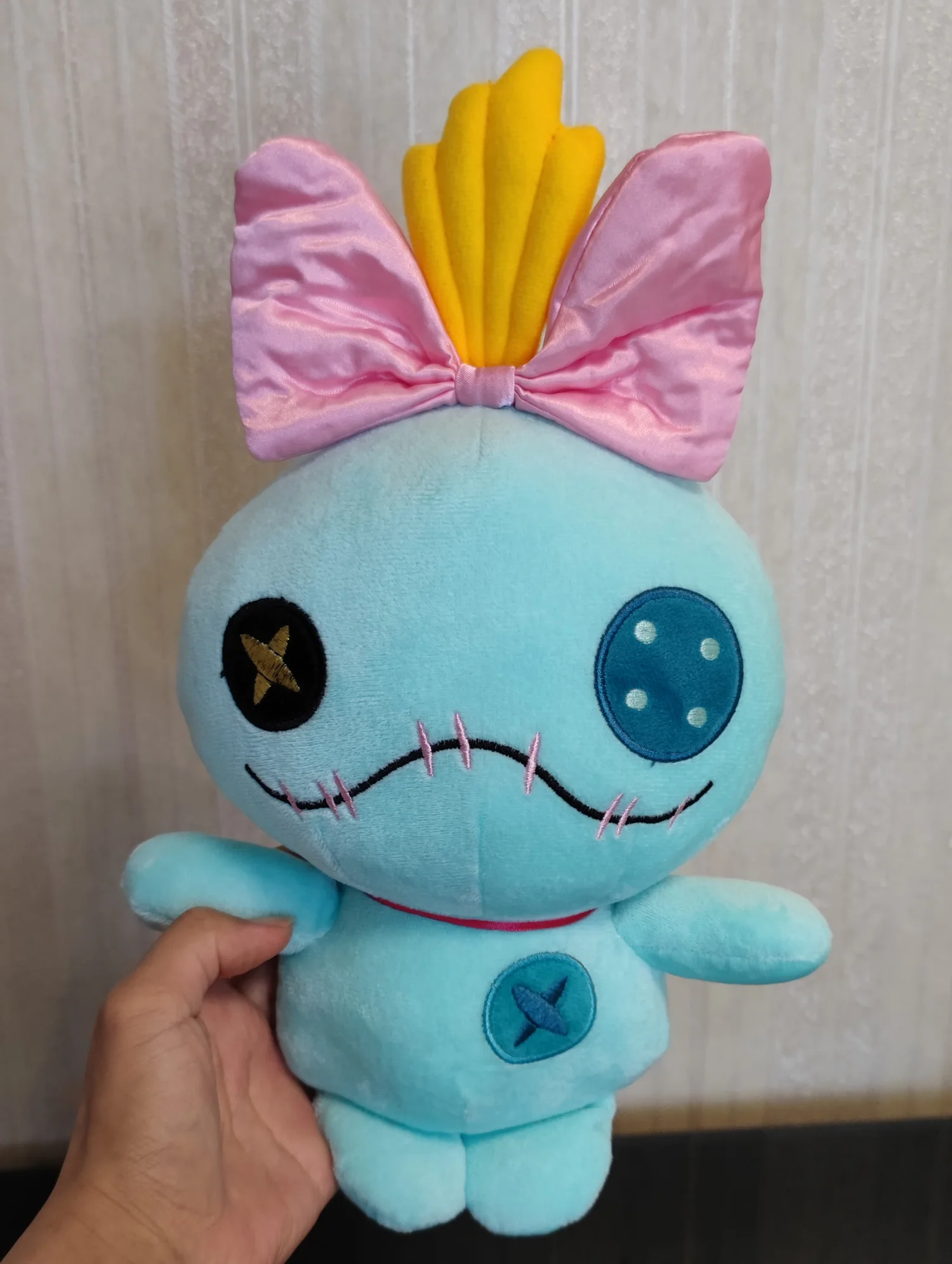 Poupées de dessin animé Disney Lilo & Stitch, en coton, Peluche douce, modèle de jouet pour enfants, cadeau, haute qualité